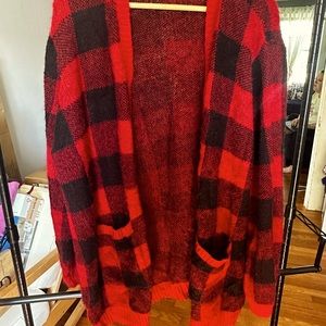 Buffalo Plaid Cardigan | 3x | Maurice’s